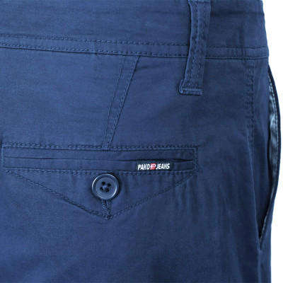 SPODNIE Męskie CHINOSY Bawełniane NIEBIESKIE Slim Fit ERIC Pako Jeans