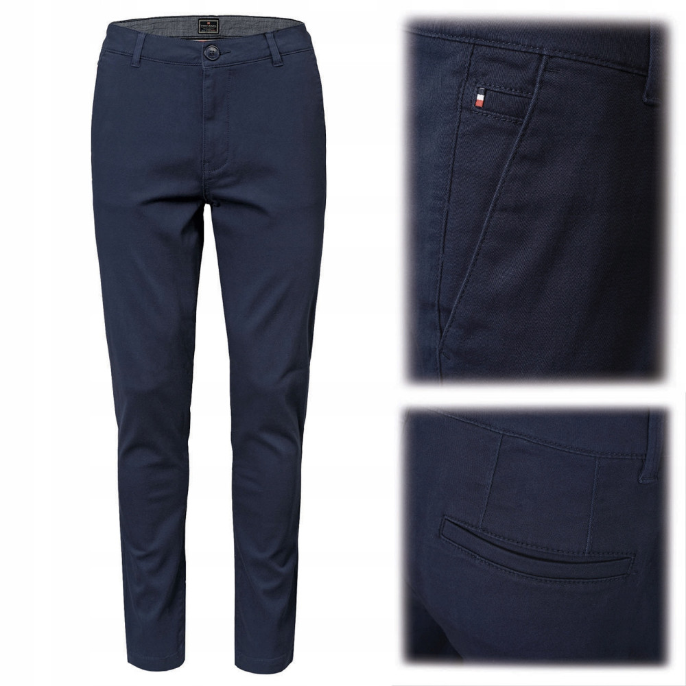 SPODNIE Męskie CHINOSY Bawełniane Długie GRANAT Slim Fit PECTUS Pako Jeans SPODNIE Męskie CHINOSY Bawełniane Długie GRANAT Slim Fit PECTUS Pako Jeans