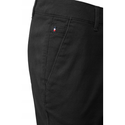 SPODNIE Męskie CHINOSY Bawełniane Długie CZARNE Slim Fit PECTUS Pako Jeans