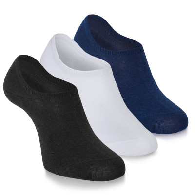 3x STOPKI Niskie Skarpetki MĘSKIE Bawełniane Gładkie r. 40-45 Pako Jeans