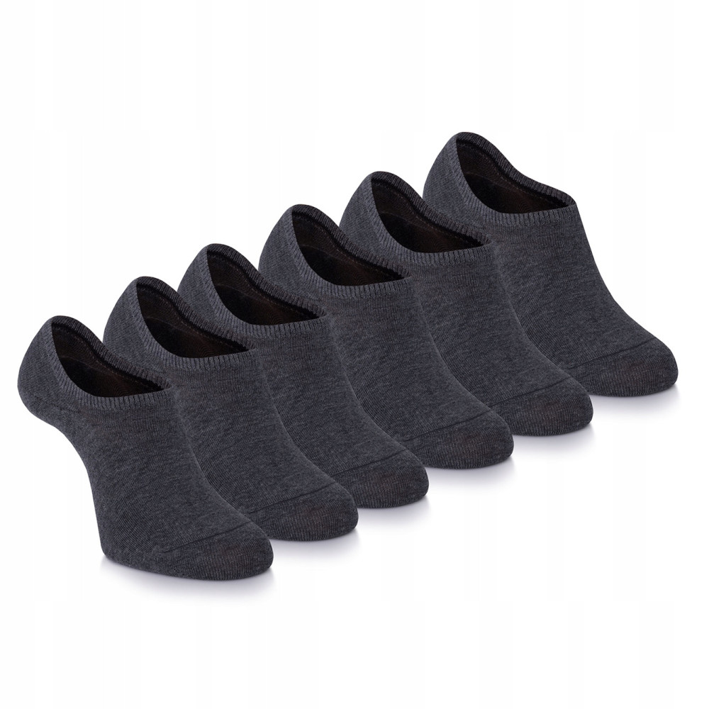 3x STOPKI Niskie Skarpetki MĘSKIE Bawełniane GRAFITOWE r. 40-45 Pako Jeans 3x STOPKI Niskie Skarpetki MĘSKIE Bawełniane GRAFITOWE r. 40-45 Pako Jeans