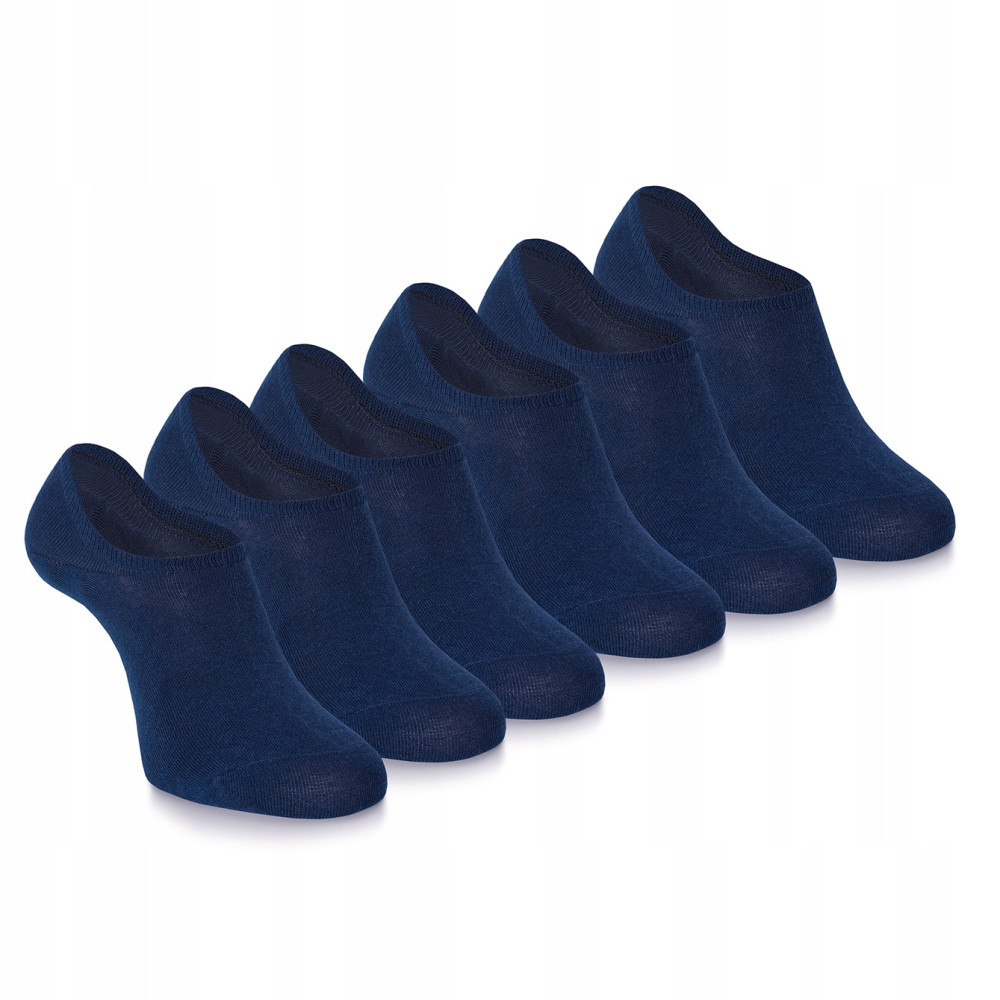 3x STOPKI Niskie Skarpetki MĘSKIE Bawełniane GRANATOWE r. 40-45 Pako Jeans 3x STOPKI Niskie Skarpetki MĘSKIE Bawełniane GRANATOWE r. 40-45 Pako Jeans