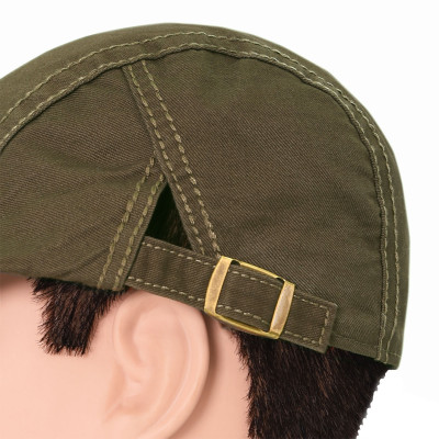 Kaszkiet męski khaki czapka casual bawełna