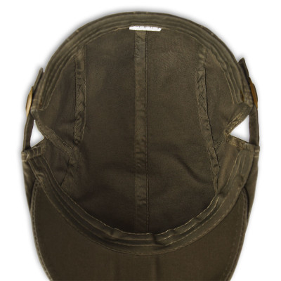 Kaszkiet męski khaki czapka casual bawełna