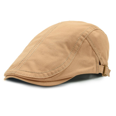 Kaszkiet męski beżowy czapka casual 100% bawełna