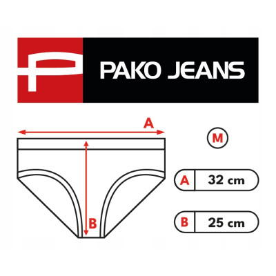 Slipy męskie majtki bawełniane wygodne ROCKY zielone Pako Jeans
