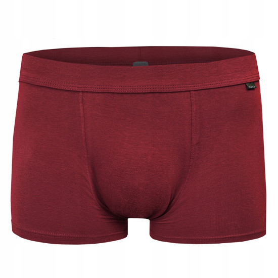 Bokserki męskie bawełniane wygodne ROCKY bordowe Pako Jeans