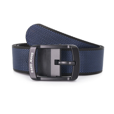 PASEK Męski Parciany do Spodni DWUSTRONNY Solidna Klamra FLIP PREMIUM Pako Jeans - Pakojeans.pl