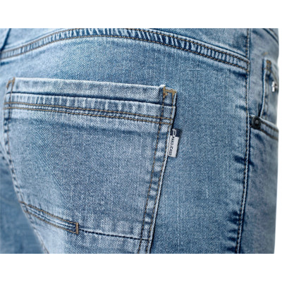 SPODENKI Jeansowe Męskie Denim SAMOT Szorty BŁĘKITNE Sprane Pako Jeans - Pakojeans.pl