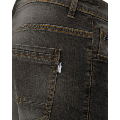 SPODENKI Jeansowe Męskie Denim SAMOT Szorty CZARNE Sprane Pako Jeans - Pakojeans.pl