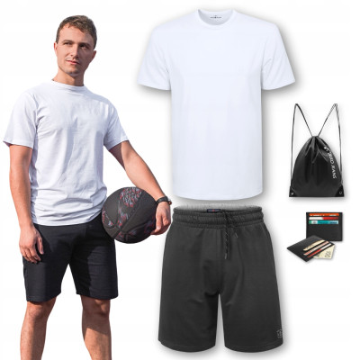 Strój SPORTOWY na WF Chłopięcy Męski Koszulka Spodenki Worek Pako Jeans - Pakojeans.pl