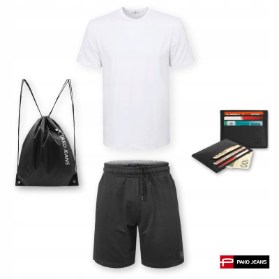 Strój SPORTOWY na WF Chłopięcy Męski Koszulka Spodenki Worek Pako Jeans - Pakojeans.pl