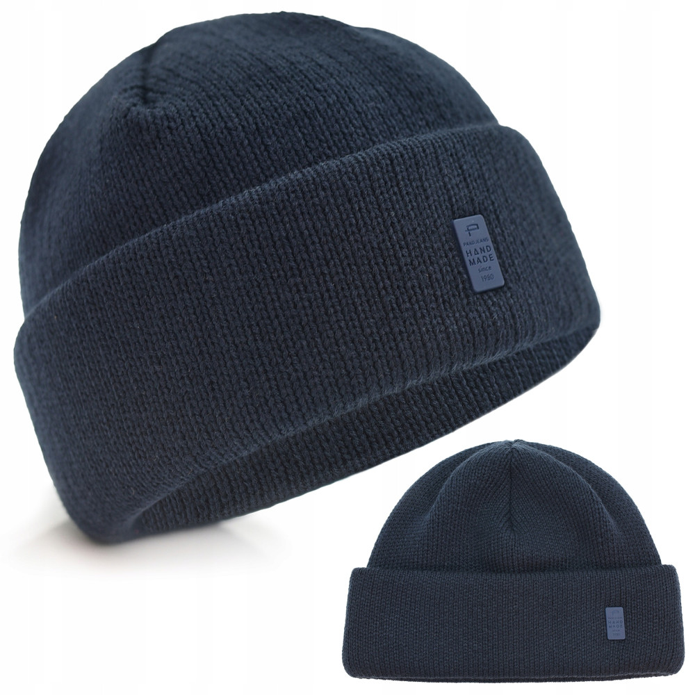 CZAPKA Męska ZIMOWA Ciepła na Mrozy GRANATOWA Produkt Polski Pako Jeans - Pakojeans.pl CZAPKA Męska ZIMOWA Ciepła na Mrozy GRANATOWA Produkt Polski Pako Jeans - Pakojeans.pl