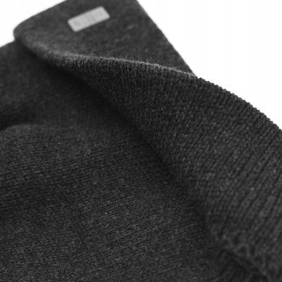 CZAPKA Męska ZIMOWA Ciepła na Mrozy GRAFITOWA Produkt Polski Pako Jeans - Pakojeans.pl
