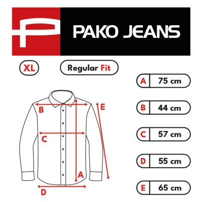 KOSZULA Męska z Długim Rękawem w KRATKĘ Bawełniana ANDREW Regular Fit Pako Jeans - Pakojeans.pl