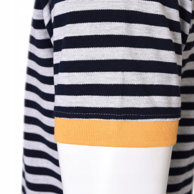 POLO Koszulka Męska w PASKI Bawełniana TONY Elegancka Pako Jeans - Pakojeans.pl