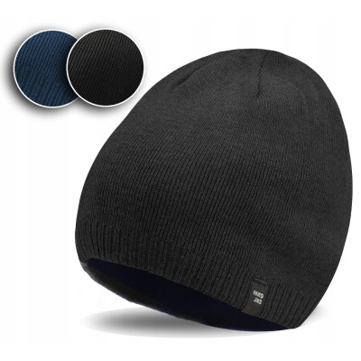 CZAPKA beanie dzianinowa zimowa DWUSTRONNA Ciepła Pako Jeans - Pakojeans.pl