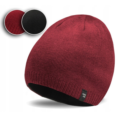 CZAPKA beanie dzianinowa zimowa DWUSTRONNA Ciepła Pako Jeans - Pakojeans.pl