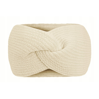 Komplet Damski OPASKA i KOMIN Ciepły Zestaw Zimowy PREMIUM Ecru - Pakojeans.pl