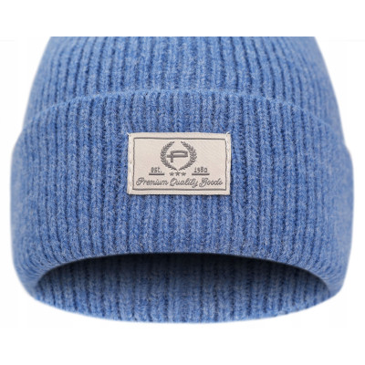 Komplet damski 4w1 Czapka Komin Rękawiczki Getry Ciepły Zestaw - Niebieski - Pakojeans.pl