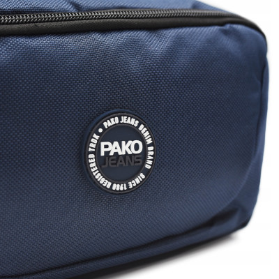 Duża SASZETKA Sportowa Nerka Męska na Pas Biodrówka GRANATOWA Pako Jeans - Pakojeans.pl