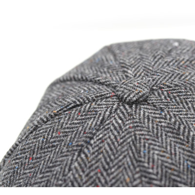 Kaszkiet męski OCIEPLANY Czapka Old School 40% WEŁNY Pako Jeans Retro Style - Pakojeans.pl