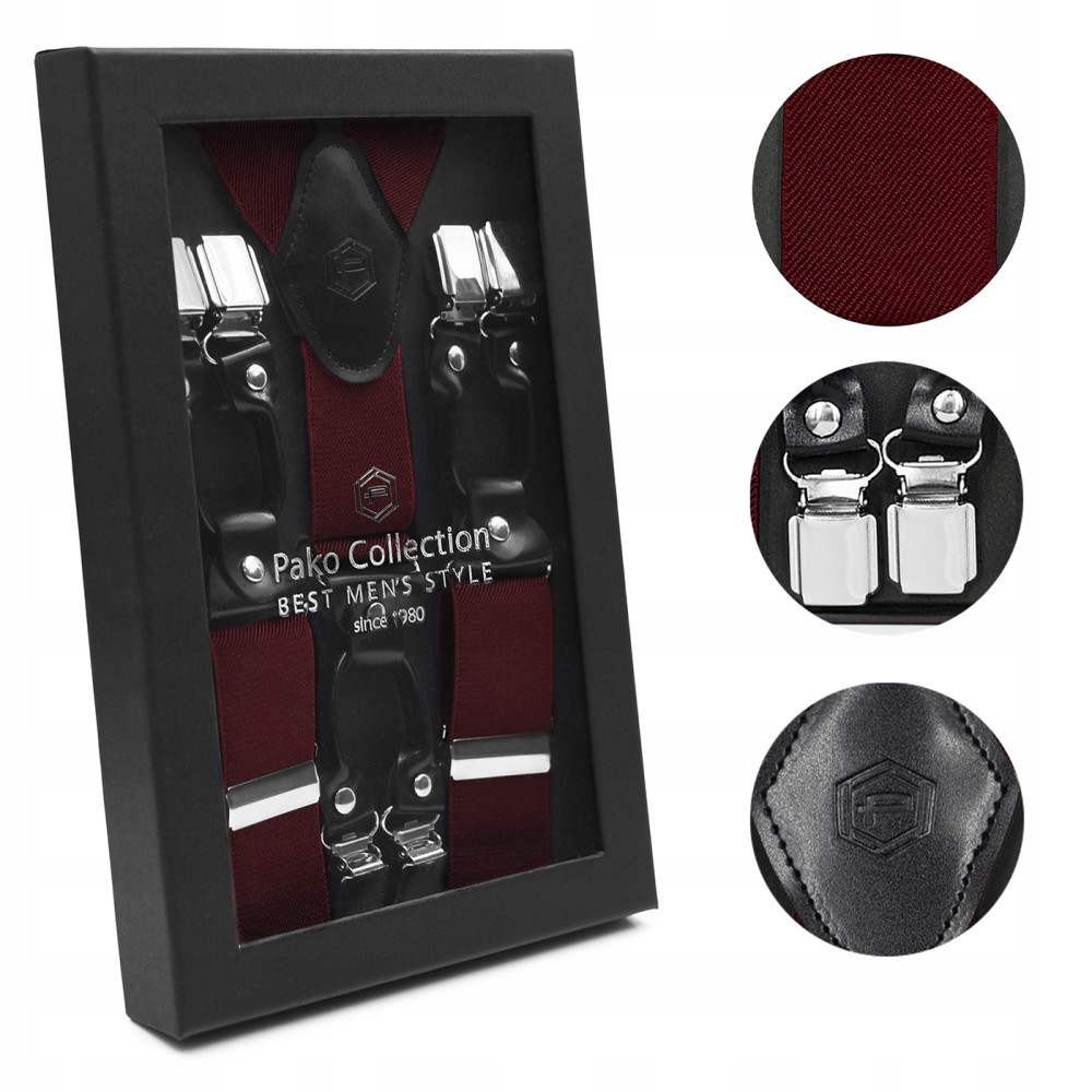 SZELKI do Spodni Męskie w Pudełku PREMIUM Mocne Elastyczne od S do XXL - Pakojeans.pl