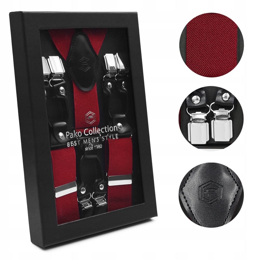 SZELKI do Spodni Męskie w Pudełku PREMIUM Mocne Elastyczne od S do XXL - Pakojeans.pl