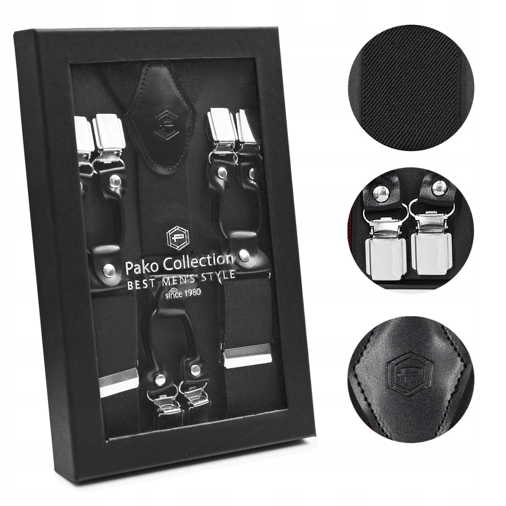 SZELKI do Spodni Męskie w Pudełku PREMIUM Mocne Elastyczne od S do XXL - Pakojeans.pl