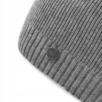 CZAPKA Męska ZIMOWA Elastyczna z Wiskozą SZARA Melanż Pako Jeans - Pakojeans.pl