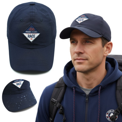 Sportowa Letnia CZAPKA z Daszkiem GRANATOWA Lekka Wodoodporna Pako Jeans