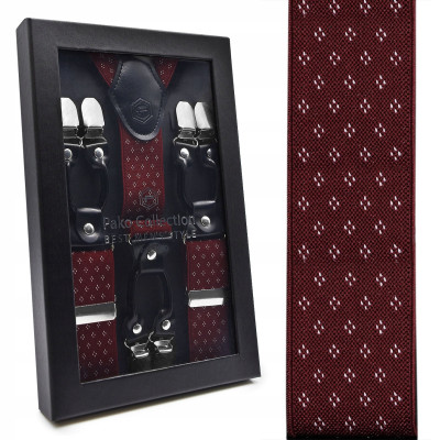 Elegancki PREZENT dla Mężczyzny ZESTAW Premium Szelki i Skarpety Pako Jeans - Pakojeans.pl