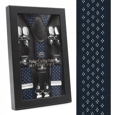 Elegancki PREZENT dla Mężczyzny ZESTAW Premium Szelki i Skarpety Pako Jeans - Pakojeans.pl