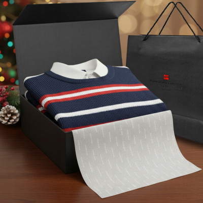 Zestaw męski premium - koszula i sweter, elegancki prezent dla mężczyzny - Pakojeans.pl