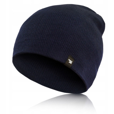 CZAPKA Beanie i RĘKAWICZKI Zestaw Dzianinowy Dla Niego GRANATOWY Pako Jeans - Pakojeans.pl