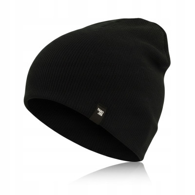 CZAPKA Beanie i RĘKAWICZKI Zestaw Dzianinowy Dla Niego CZARNY Pako Jeans - Pakojeans.pl
