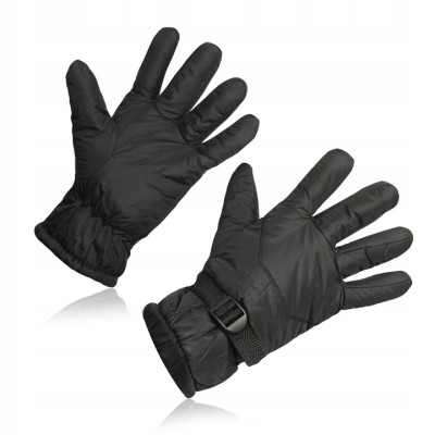 CZAPKA i RĘKAWICZKI Zestaw na Mrozy Dla Niego CZARNY Pako Jeans - Pakojeans.pl