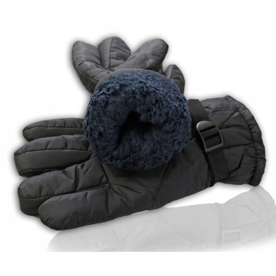 CZAPKA i RĘKAWICZKI Zestaw na Mrozy Dla Niego CZARNY Pako Jeans - Pakojeans.pl