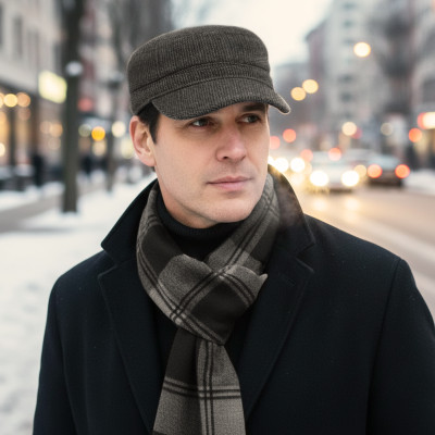 Patrolówka Męska i Szalik Pako Jeans Elegancki Komplet Dla Niego - Pakojeans.pl