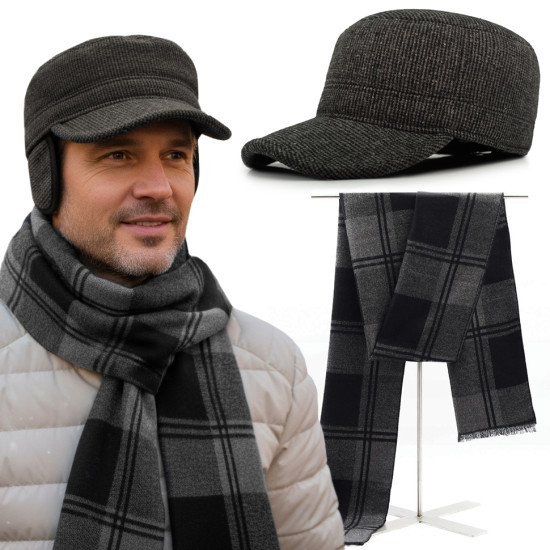 Patrolówka Męska i Szalik Pako Jeans Elegancki Komplet Dla Niego - Pakojeans.pl