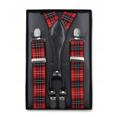 SZELKI Męskie w Kratę do Spodni w Pudełku Mocne Elastyczne od S do XXL - Pakojeans.pl