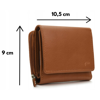 PORTFEL Męski Damski Skórzany RFID Klasyczny Pojemny Kamel MIDI Pako Jeans - Pakojeans.pl