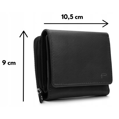 PORTFEL Męski Damski Skórzany RFID Klasyczny Pojemny Czarny MIDI Pako Jeans - Pakojeans.pl