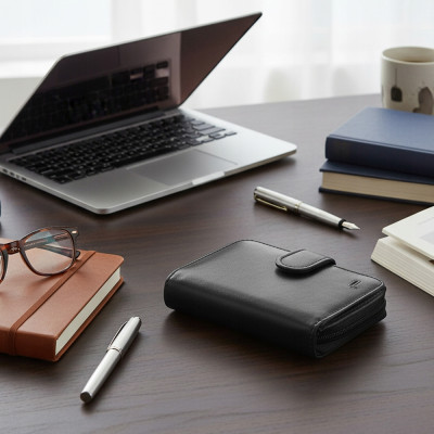 PORTFEL Męski Damski Skórzany RFID Klasyczny Pojemny Czarny MIDI Pako Jeans - Pakojeans.pl