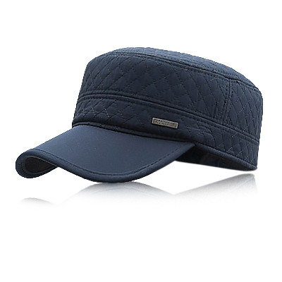 Czapka z Daszkiem PATROLÓWKA z Nausznikami Wodoodporna GRANATOWA - Pakojeans.pl