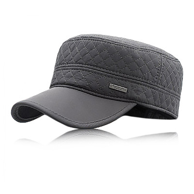 Czapka z Daszkiem PATROLÓWKA z Nausznikami Wodoodporna GRAFITOWA - Pakojeans.pl