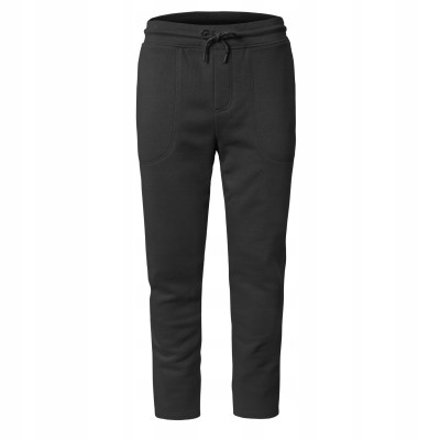 DRES Męski KOMPLET Bawełniany CZARNY Bluza z Kapturem i Spodnie Ocieplane Pako Jeans - Pakojeans.pl