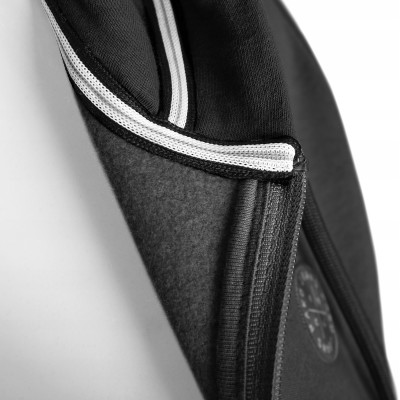 DRES Męski KOMPLET Bawełniany CZARNY Bluza z Kapturem i Spodnie Ocieplane Pako Jeans - Pakojeans.pl