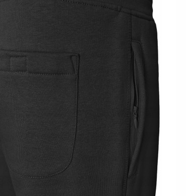 DRES Męski KOMPLET Bawełniany CZARNY Bluza z Kapturem i Spodnie Ocieplane Pako Jeans - Pakojeans.pl