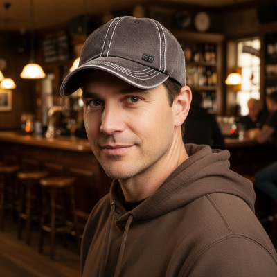 CZAPKA z Daszkiem Bejsbolówka Męska Bawełniana BRĄZOWA Vintage Pako Jeans - Pakojeans.pl